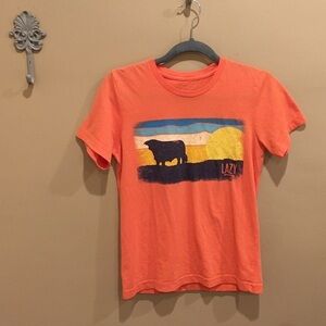 Lazy Orange Bull Sunset Tee